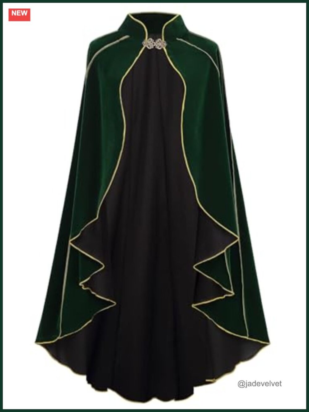 Velvet Renaissance Cloak Womens Medieval Cape